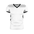 Badger Sport Adult Elusive Football Jersey, Sizes 2XL-4XL (A00173-029008), Color 'White/Black'